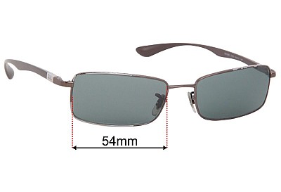 Ray-Ban RB6286 Replacement Lenses 54mm wide 