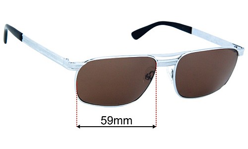 Rodenstock Zermatt Replacement Sunglass Lenses - 59mm Wide  