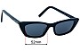 Sunglass Fix Replacement Lenses for Saint Laurent  SL 277 - 52mm Wide 