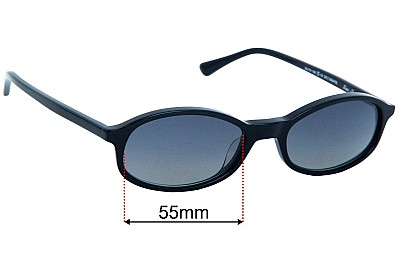 Shevoke Gini Ersatzgläser 55mm wide 