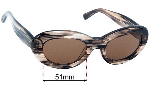 Sun Buddies Courtney Lentes de Repuesto 51mm wide 