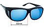 Sunglass Fix Replacement Lenses for Cancer Council Gymea - 65mm Wide 