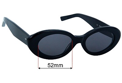 Local Supply Margot Replacement Lenses 52mm wide 