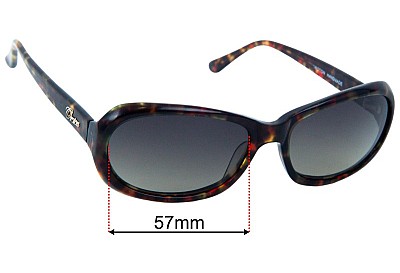 Oroton  Siesta Verres de Remplacement 57mm wide 