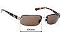 Sunglass Fix Verres de Remplacement pour Revo 3056 - 61mm Wide 
