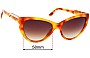 Sunglass Fix Replacement Lenses for Stella McCartney SM4033 - 58mm Wide 