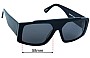 Sunglass Fix Lentes de Repuesto para Sunday Somewhere A.K.A - 58mm Wide 