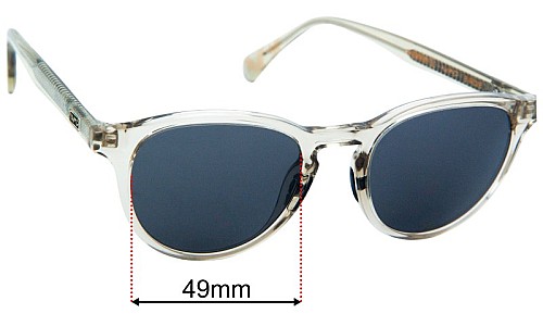 WMP Eyewear Birdie Replacement Lenses 49mm wide 