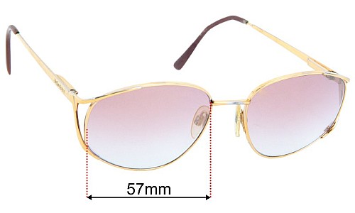 Yves Saint Laurent 4092 Lentes de Repuesto 57mm wide 