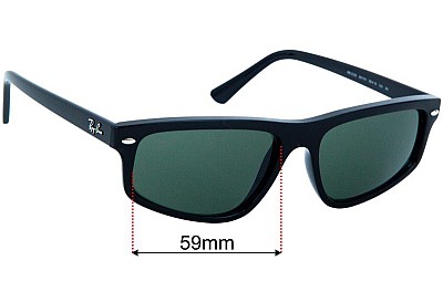 Ray-Ban RB2225 Replacement Lenses 59mm wide 