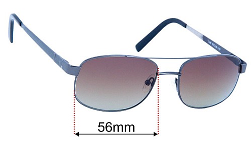 Coast Eyewear 509 Replacement Lenses 56mm wide 