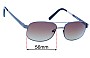 Sunglass Fix Replacement Lenses for Coast Eyewear 509 - 56mm Wide 