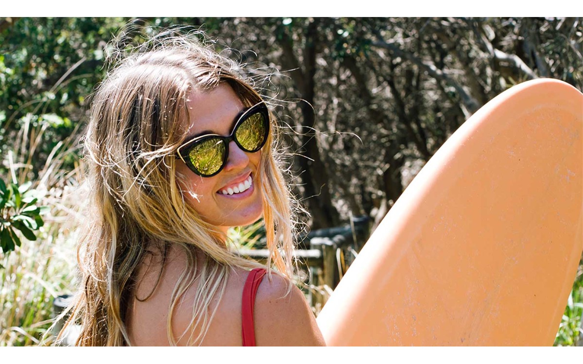 Kate Nelson Plastic Free Mermaid - Ambassador of Sunglass Fix Helping to reduce Sunglass Waste through Repair