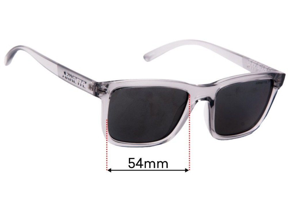 Sunglass Fix Lentilles de Remplacement pour Arnette Lebowl AN4321 - 54mm Wide