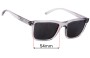 Sunglass Fix Verres de Remplacement pour Arnette Lebowl AN4321 - 54mm Wide 