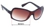 Sunglass Fix Replacement Lenses for Fiorelli Ava - 63mm Wide 