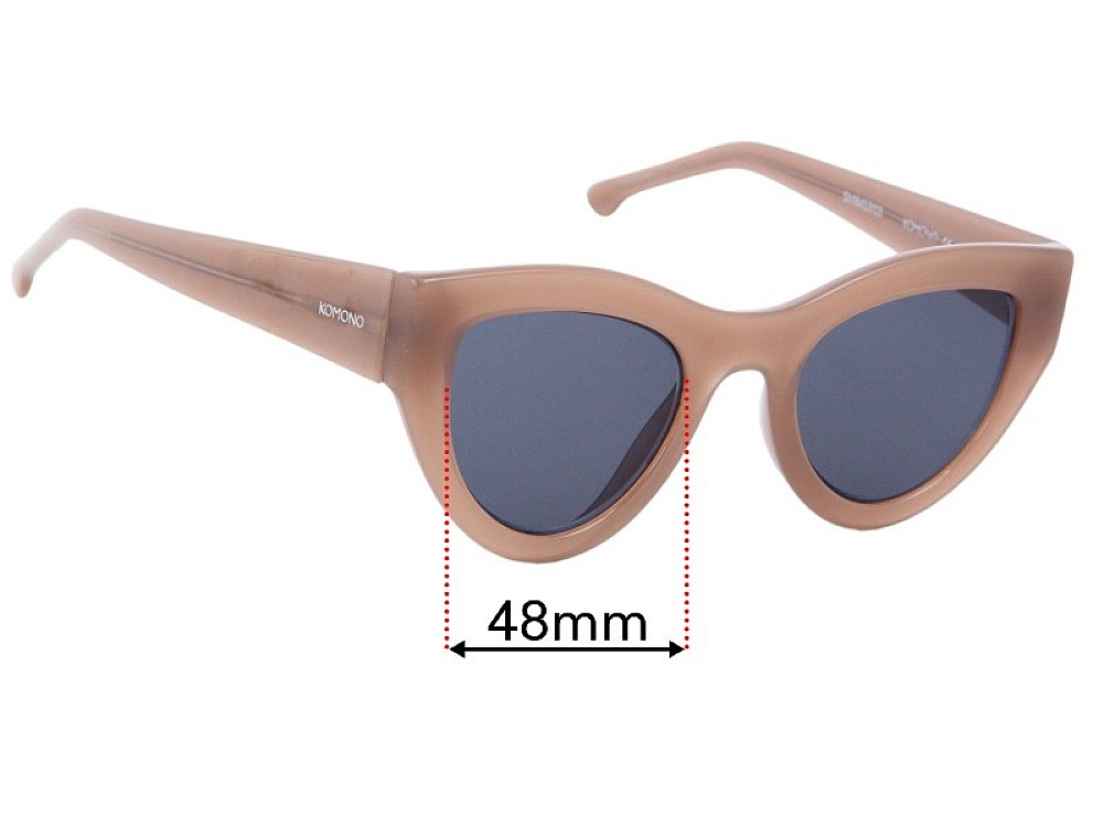 Sunglass Fix Replacement Lenses for Komono The Phoenix - 48mm Wide