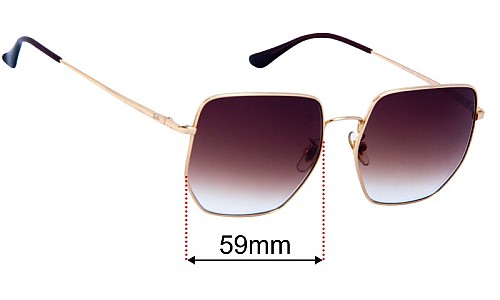 Ray Ban RB3764D Cny Edition Replacement Lenses 59mm 