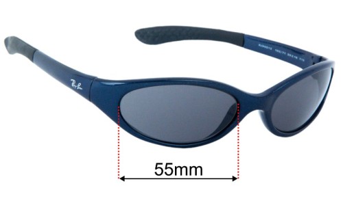 Ray-Ban RJ 9001S Replacement Lenses 55mm wide 
