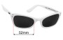 Sunglass Fix Replacement Lenses for Ray-Ban RB2299 Lady Burbank - 52mm Wide 