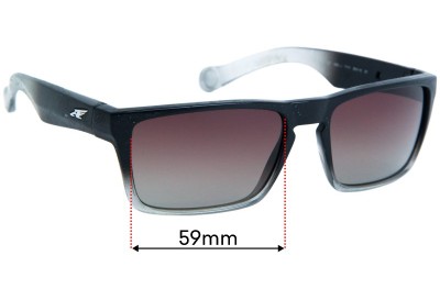 Sunglass Fix Replacement Lenses for Arnette Specialist AN4204 - 59mm Wide 