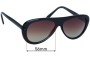 Sunglass Fix Lentes de Repuesto para Aroflex Aviador-3 - 56mm Wide 