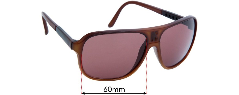 Sunglass Fix Replacement Lenses for Bolle IREX 100 - 60mm Wide
