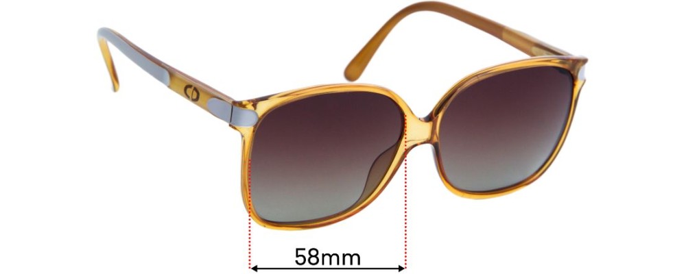 Christian Dior 2291 58mm Lentes de Repuesto