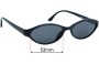 Sunglass Fix Replacement Lenses for Christian Dior CD3010 - 53mm Wide 