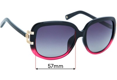 Christian Dior Graphix3F Replacement Lenses 57mm wide 