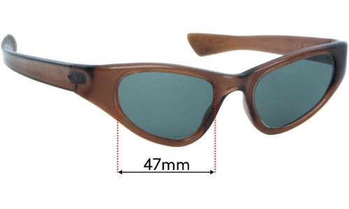 Sunglass Fix Replacement Lenses for Cool Ray 125 - 47mm Wide 