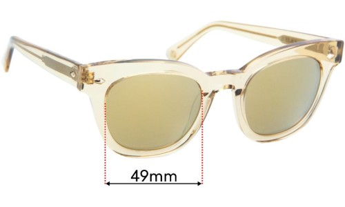 Epokhe Dylan Replacement Lenses 49mm wide 