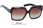 Sunglass Fix Verres de Remplacement pour Fendi FS 5148 - 57mm Wide 