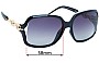Sunglass Fix Replacement Lenses for Gucci GG3597/N/F/S - 58mm Wide 