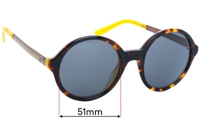 Gucci GG3770/S Replacement Lenses 51mm wide 