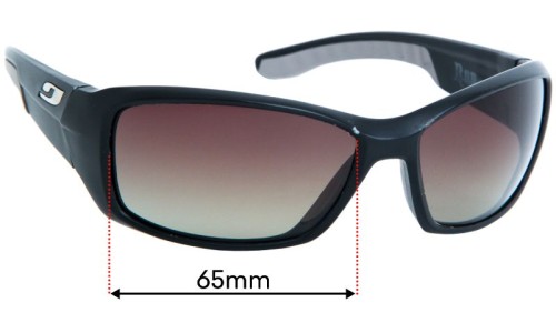 Sunglass Fix Lentes de Repuesto para Julbo Run - 65mm Wide 