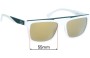 Sunglass Fix Replacement Lenses for Lacoste L899S - 55mm Wide 
