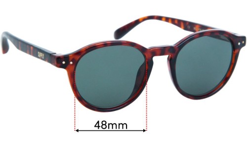 Sunglass Fix Replacement Lenses for Local Supply Mel - 48mm Wide 