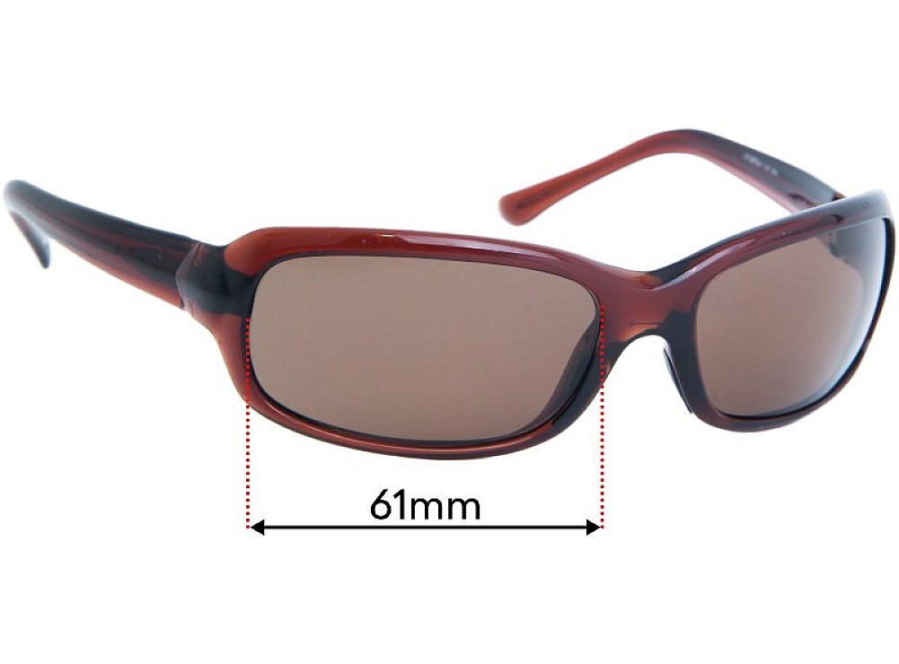 Sunglass Fix Replacement Lenses for Maui Jim MJ189 Lagoon - 61mm Wide Sunglass Fix Replacement Lenses for Maui Jim MJ189 Lagoon - 61mm Wide