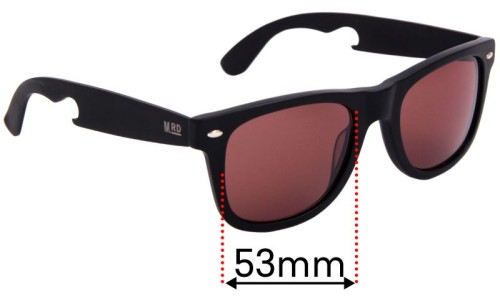 Sunglass Fix Ersatzgläser für Moana Road Bottle Openers - 53mm Wide Sunglass Fix Ersatzgläser für Moana Road Bottle Openers - 53mm Wide