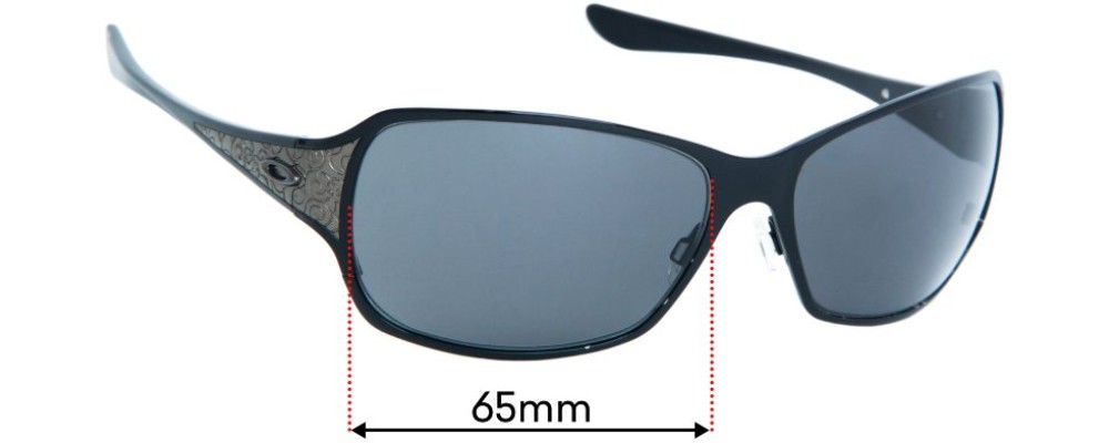 Sunglass Fix Replacement Lenses for Oakley Behave OO4003 - 65mm Wide