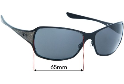 Oakley Behave OO4003 Replacement Lenses 65mm wide 