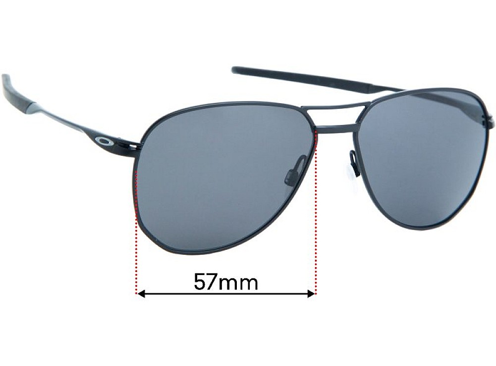 Sunglass Fix Replacement Lenses for Oakley Contrail OO4147 - 57mm Wide Sunglass Fix Replacement Lenses for Oakley Contrail OO4147 - 57mm Wide