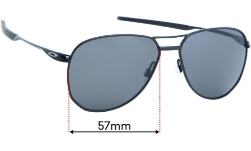 Sunglass Fix Replacement Lenses for Oakley Contrail OO4147 - 57mm Wide 