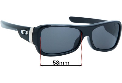 Oakley Montefrio Verres de Remplacement 58mm wide 
