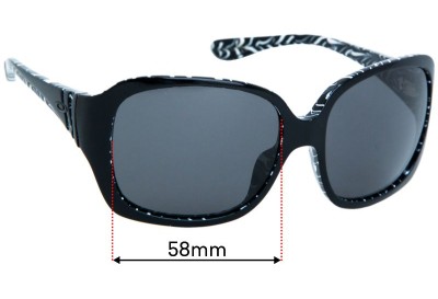Oakley Unfaithful OO2029 Verres de Remplacement 58mm wide 