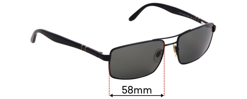 Sunglass Fix Replacement Lenses for Persol 2355-S - 58mm Wide