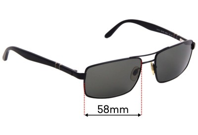 Persol 2355-S Replacement Lenses 58mm wide 