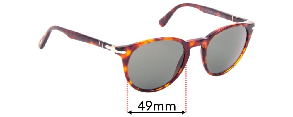 Sunglass Fix Replacement Lenses for Persol 3152-S - 49mm Wide