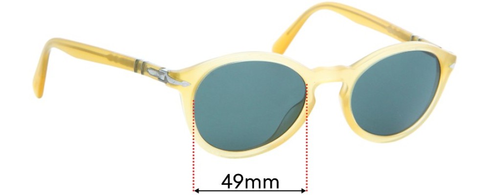 Sunglass Fix Replacement Lenses for Persol PO3237S - 49mm Wide